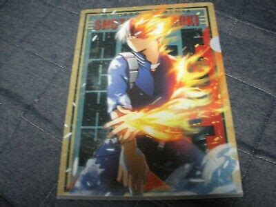 My Hero Academia Shoto Todoroki Clear File Folder Used Japan EBay