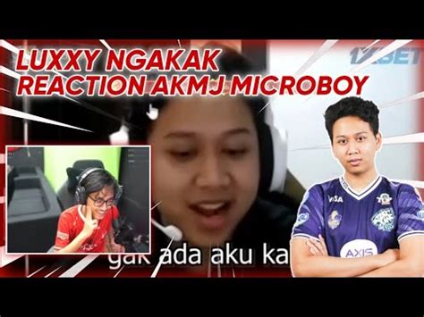 Luxxy Reaction Akmj Microboybikin Ngakak Sumpah Youtube