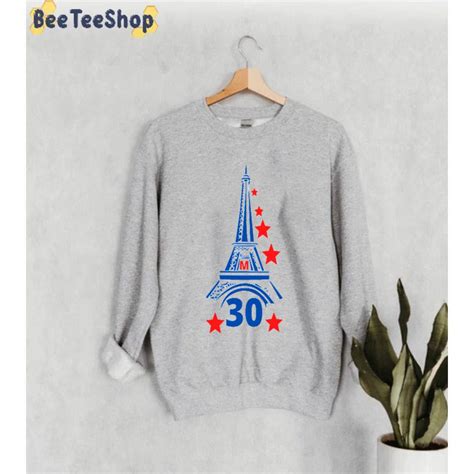 Number 30 With Eiffel Lionel Messi Football Unisex Sweatshirt - Beeteeshop