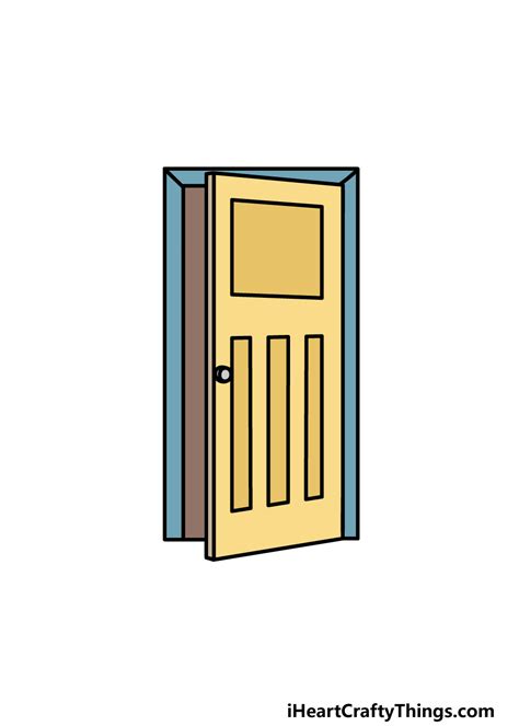 Easy Door Open to a House Drawing - Jenkins Plebadve