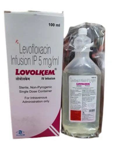 Levofloxacin Infusion IP Packaging Size 100ml Iv At Rs 35 Piece In