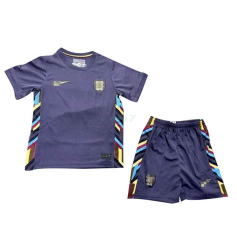 Camiseta Inglaterra Segunda Equipación 2024 Niño Kit Camiseta