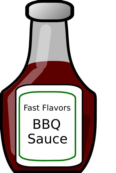 Bbq Sauce Bottle Clip Art At Vector Clip Art Online