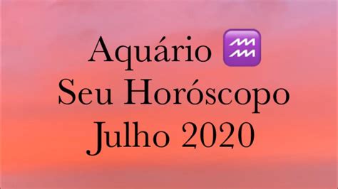 Aquário ♒️ Seu Horóscopo Julho 2020 Eclipses Saturno Em