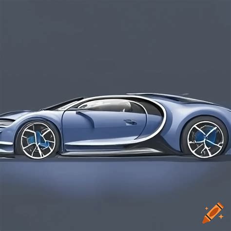 Step By Step Guide To Draw A Bugatti Chiron Pure Sport On Craiyon