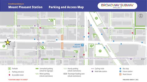 Updated Parking Map for Broadway – Mount Pleasant - Mount Pleasant