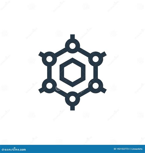 Graphene Icon Vector From Futuristic Technology Concept Thin Line Illustration Of Graphene