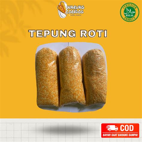 Jual Tepung Roti Tepung Panir Kasar Bread Crumb Mix 500 Gram Shopee