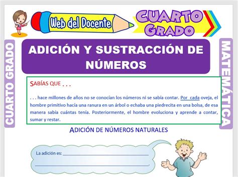 Ejercicios De Sumas Y Restas Para 4to Grado