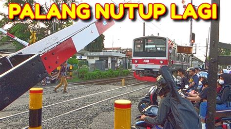 KRL BARU DATANG MUNCUL LAGI KRL DARI ARAH BERLAWANAN YouTube