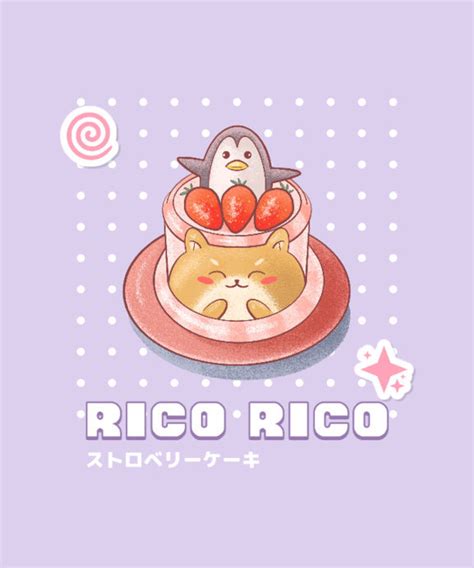 Placeit Kawaii T Shirt Design Generator Featuring A Delicious Dessert