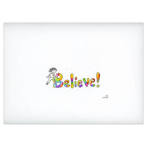 Believe! Art Print – Melissa Villasenor