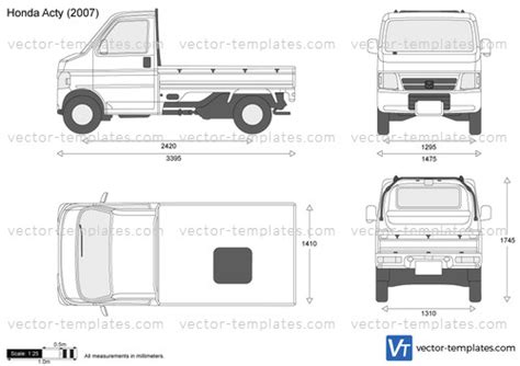 Templates - Cars - Honda - Honda Acty