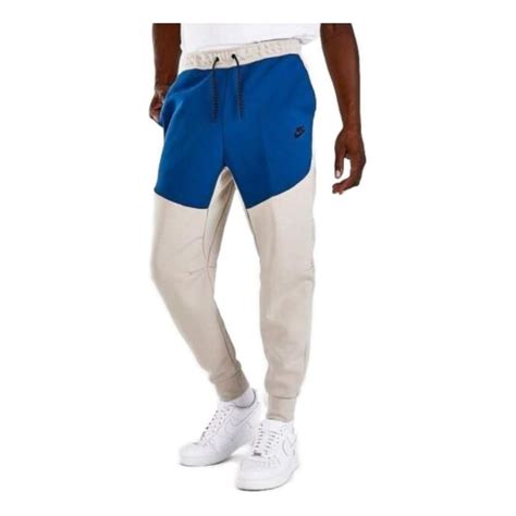 Nike Sportswear Tech Fleece Sweatpants Cream Court Blue Cu4495 236