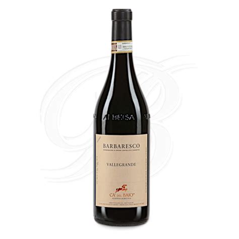 Ca Del Baio Barbaresco Vallegrande Docg Lit Barolista