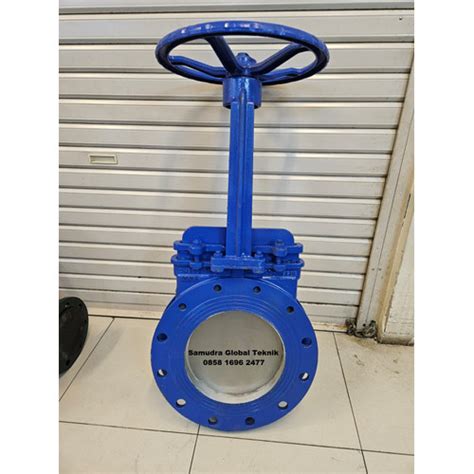 Jual KNIFE VALVE 10k CAST IRON 6 INCH GATE VALVE DN 150 Jakarta