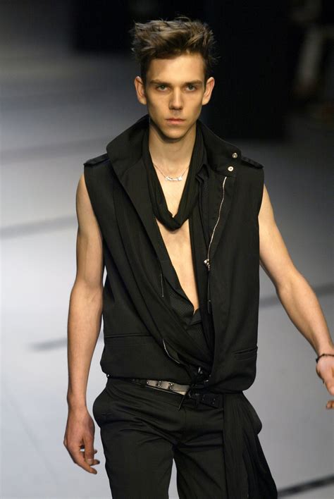 Dior Homme Spring/Summer 2003 Menswear | Black leather jacket outfit