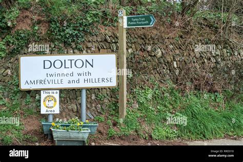 Around Dolton a village in the Torridge district of North Devon UK ...