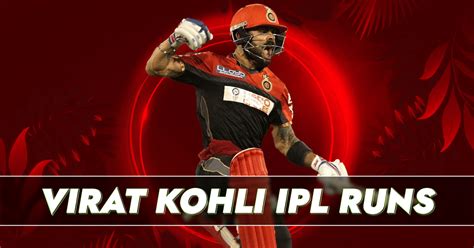 Virat Kohli IPL Runs | 100s, 50s, 4s, 6s List