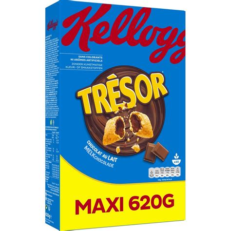 Kellogg S Tr Sor C R Ales Fourr Es Chocolat Au Lait G Pas Cher