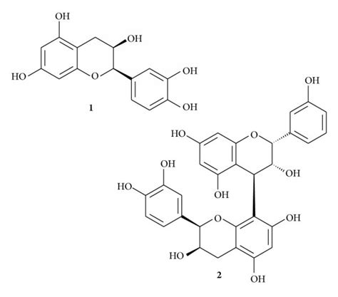 Chemical Structure Of Epicatechin And Procyanidin B