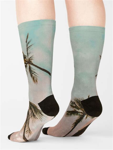 Palm Trees Landscape Socks By Thevulcano Palm Trees Landscaping