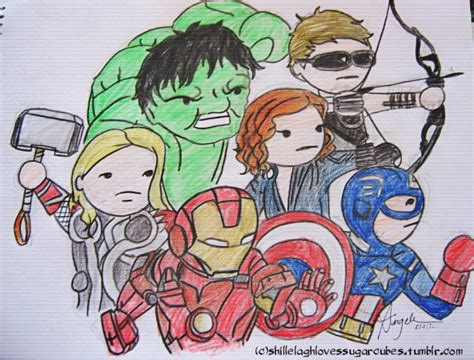 Cute Avengers. by angelelogs on DeviantArt