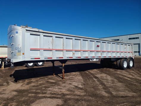 Travis Ft Frameless End Dump Trailer Tandem Axle Aluminum