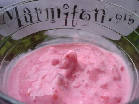 Yaourt Glac Frozen Yoghourt La Framboise Recette Yaourt Glac