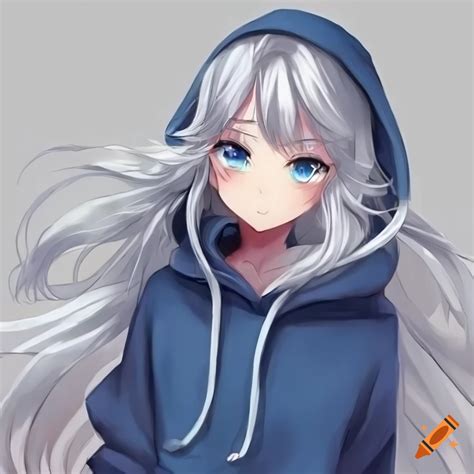 Anime Girl With Dirty Blonde Hair And Blue Eyes