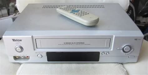 TEVION VCR 6 Head Hi Fi Stereo VHS Video Cassette Tape Recorder PAL