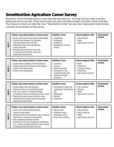 20 Career Survey Templates In Pdf Doc Free And Premium Templates