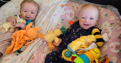 Twins born with heart defects finally go home | Baptist Health ...