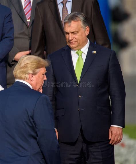 Donald Trump, President of USA and Victor Orban, Prime Minister of ...