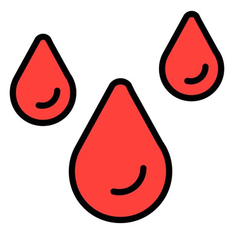 Blood Drop Generic Outline Color Icon