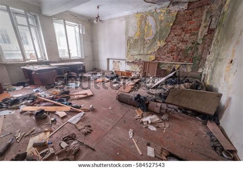 Abandoned Empty Room Old Things Stock Photo Edit Now 584527543