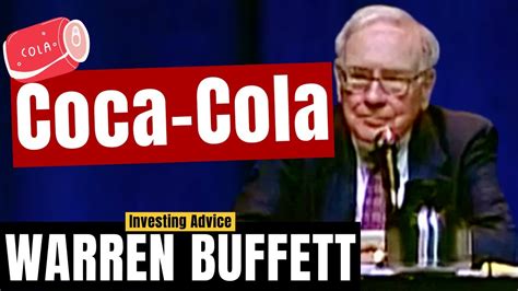 Warren Buffett Should Have Sold Coca Cola At Silly Price Brk 2006