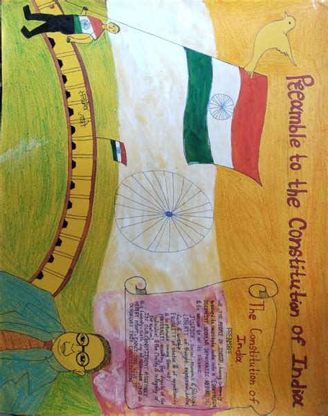 Poster Of Preamble Of India India NCC