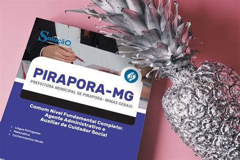 Apostila Prefeitura de Pirapora MG 2024 Comum Nível Fundamental