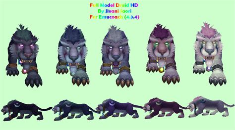 Worgen Druid Flight Form Colors