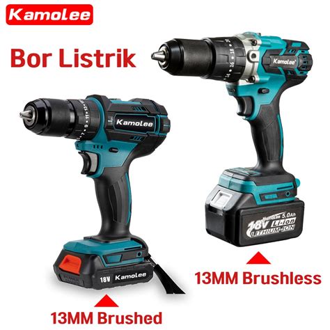 Jual Kamolee Tool Mm Bor Listrik Brushless Brushed N M Mah