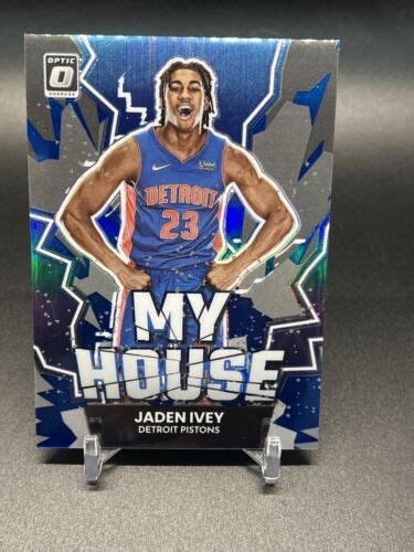 Jaden Ivey Donruss Optic Blue Prizm Rc My House Color