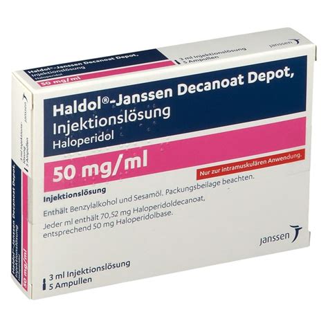 Haldol® Janssen Decanoat Depot 50 Mgml 5x3 Ml Mit Dem E Rezept Kaufen Shop Apotheke