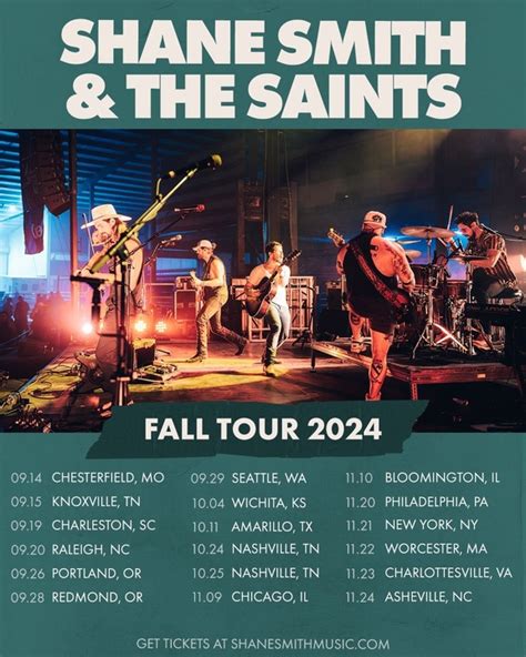 Shane Smith And The Saints Concerts And Live Tour Dates 2024 2025 Tickets Bandsintown