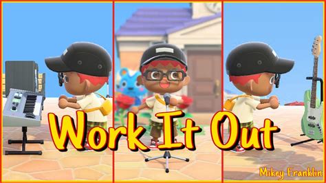 Animal Crossing New Horizons Work It Out 5pm With Lyrics Youtube