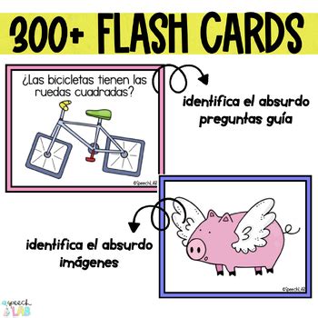 Tarjetas De Trabajo Absurdos Visuales Absurdities Task Cards In Spanish