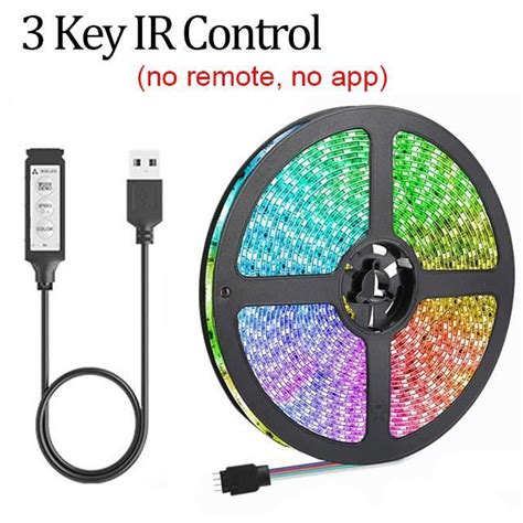 Bande Led Key Control M Full Set Bande Lumineuse Led Rvb Usb