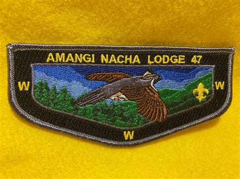 Boy Scouts Amangi Nacha Oa Lodge Flap Ebay