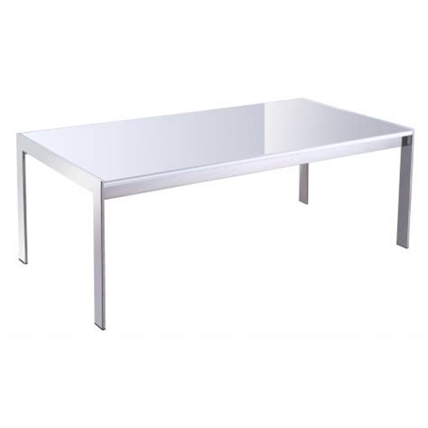 Forza White Glass Coffee Table 1200×600 I Office Furniture Sydney