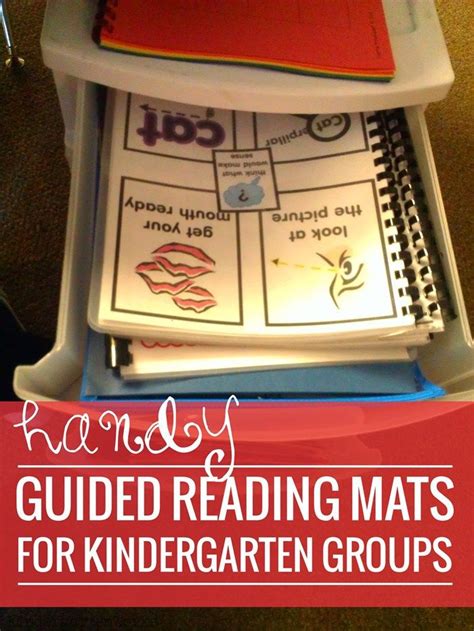 How To Make Guided Reading Mats For Kindergarten Groups Guided